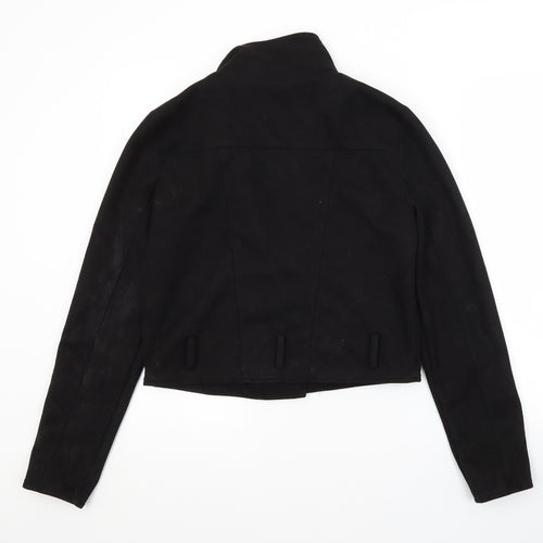 PRETTYLITTLETHING Womens Black   Jacket  Size 10