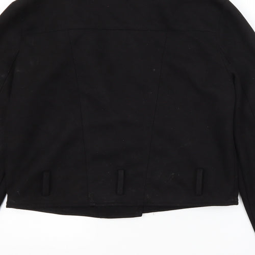 PRETTYLITTLETHING Womens Black   Jacket  Size 10