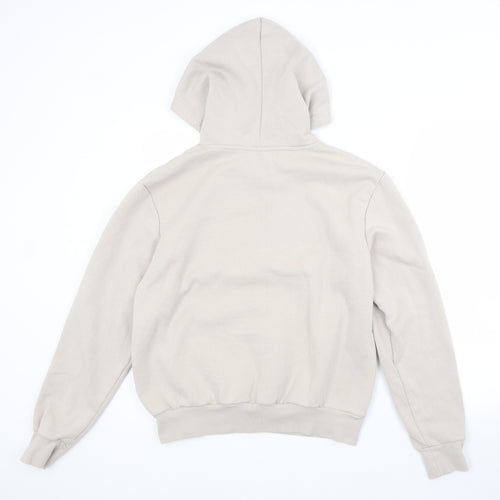 H&M Womens Grey  Cotton Pullover Hoodie Size M