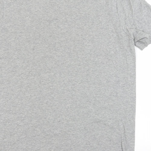Nike Mens Grey  Cotton  T-Shirt Size L Crew Neck