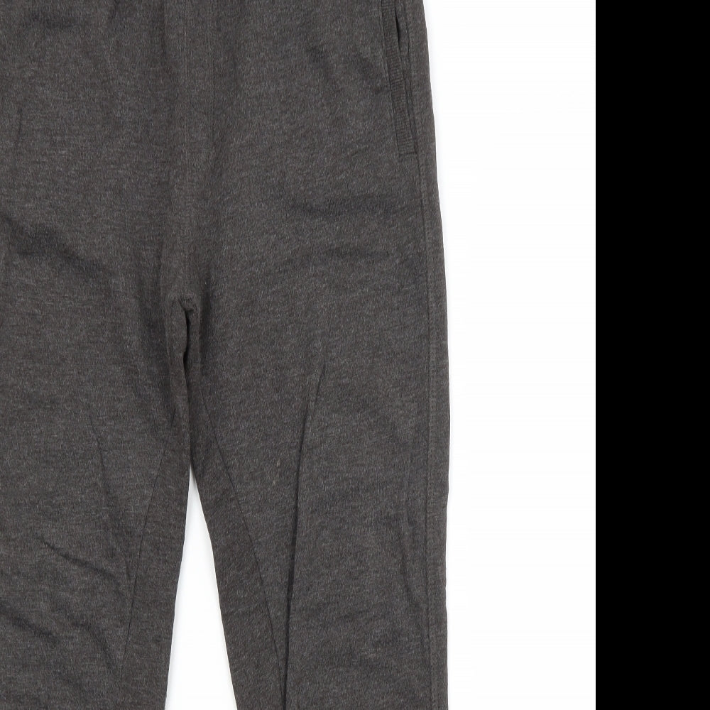 Nutmeg Boys Grey  Cotton Sweatpants Trousers Size 13-14 Years  Regular