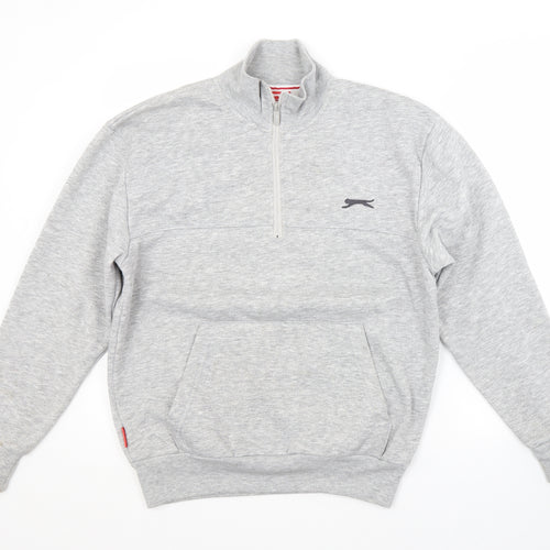 Slazenger Mens Grey   Full Zip Sweatshirt Size S