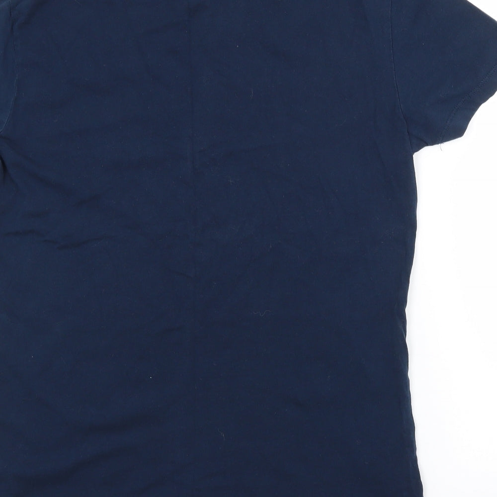 Primark Mens Blue  Cotton  T-Shirt Size S Crew Neck