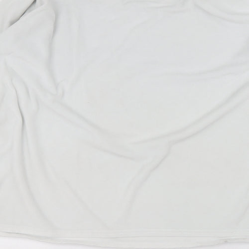 Primark Womens White Round Neck  Polyester Pullover Jumper Size XL