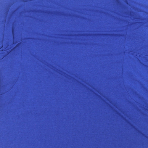 kidsform Womens Blue Round Neck  Polyester Pullover Jumper Size XL