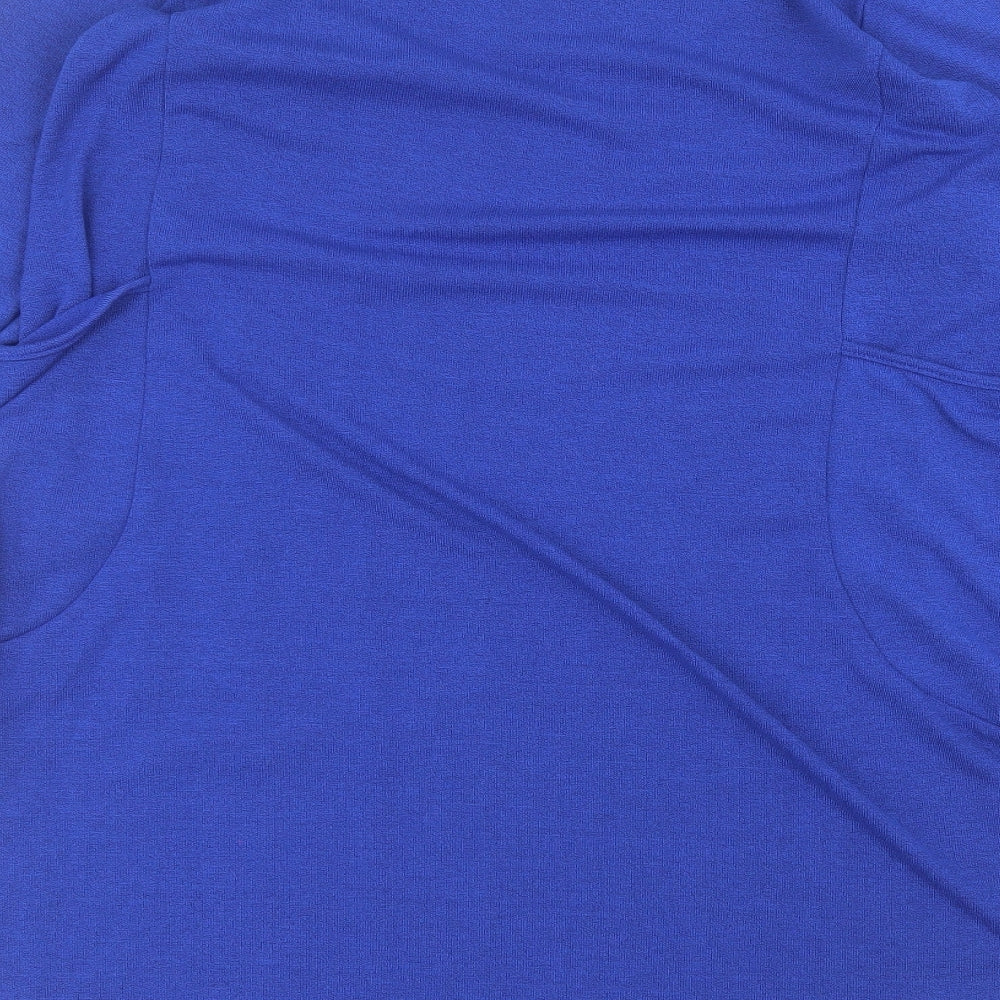 kidsform Womens Blue Round Neck  Polyester Pullover Jumper Size XL
