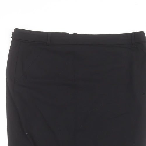 NEXT Womens Black  Polyester A-Line Skirt Size 16
