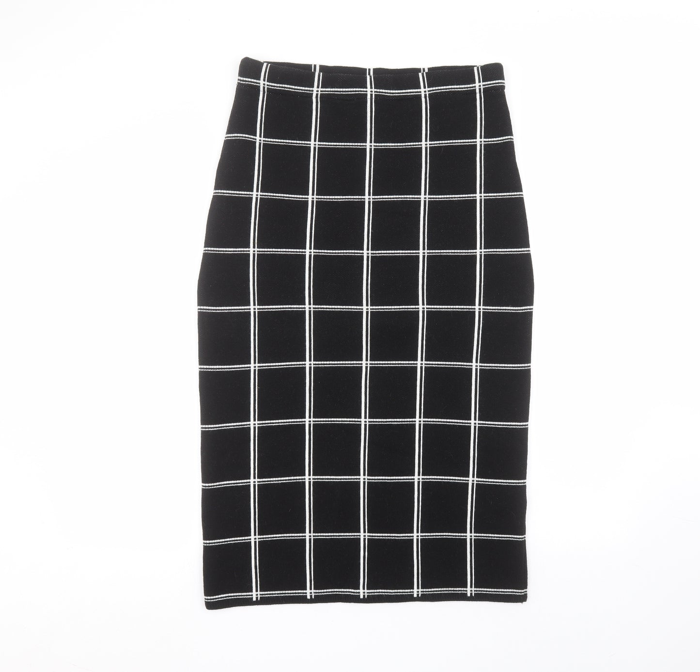 Primark Womens Black  Acrylic A-Line Skirt Size M