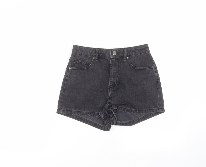 BDG Womens Black Cotton Hot Pants Shorts Size 26 in Regular