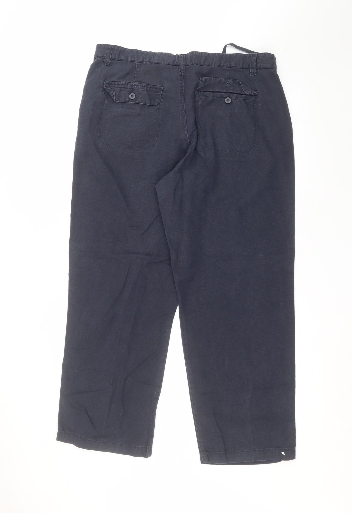 stone bay Mens Blue  Linen Straight Jeans Size 38 in L30 in Regular