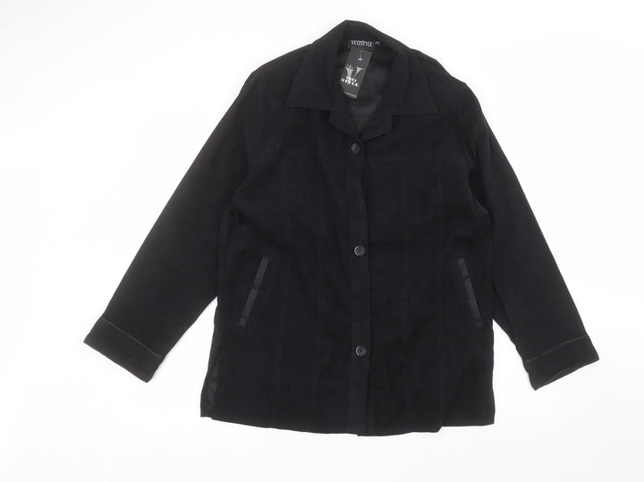 Vettistyle Womens Black Jacket Size 14