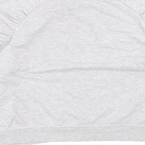 Primark Womens Grey Round Neck  Cotton Pullover Jumper Size L