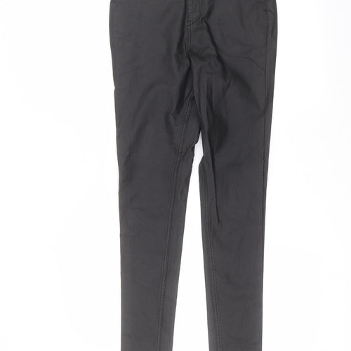 F&F Womens Black  Viscose Trousers  Size 12 L28 in Regular