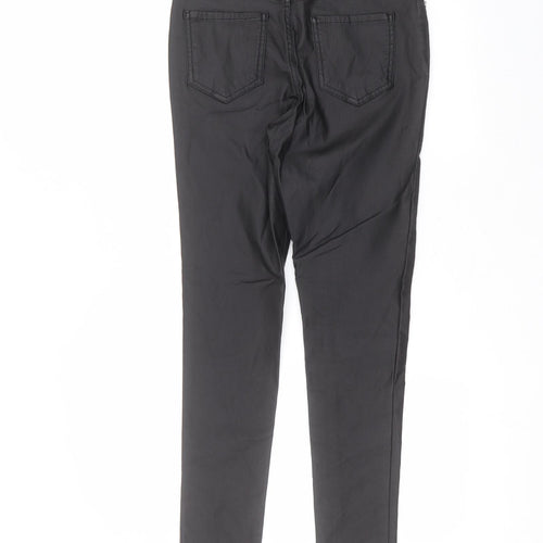 F&F Womens Black  Viscose Trousers  Size 12 L28 in Regular