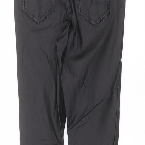 F&F Womens Black  Viscose Trousers  Size 12 L28 in Regular