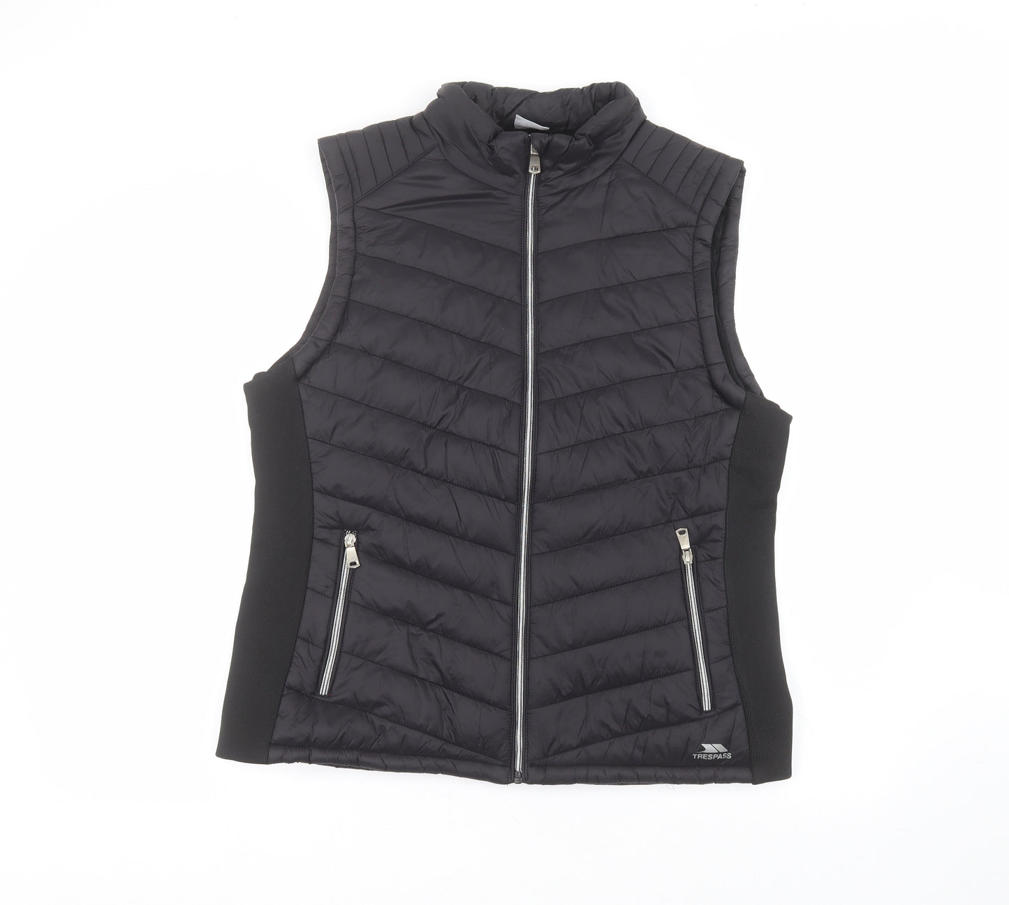 Trespass Womens Black   Gilet Coat Size 18