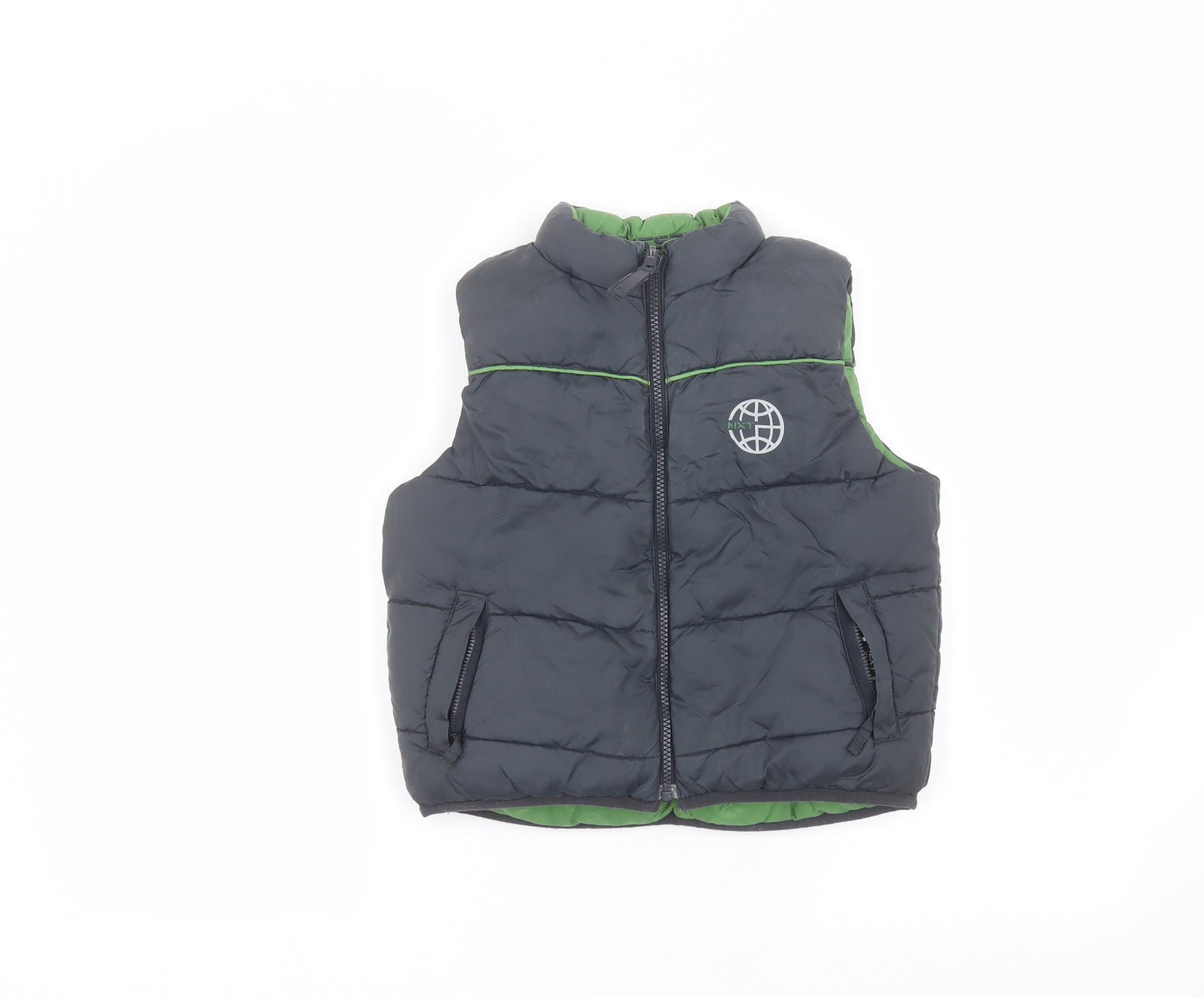 NEXT Girls Blue   Gilet Coat Size 3-4 Years
