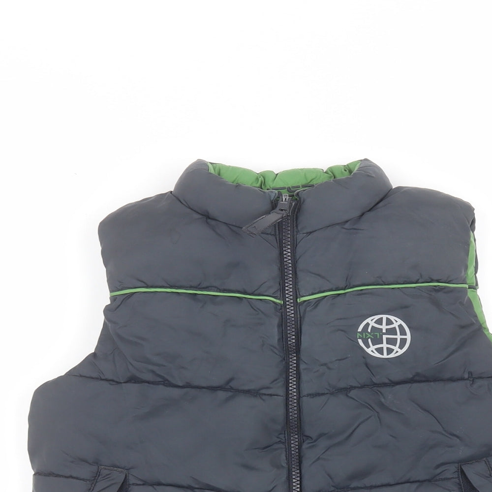 NEXT Girls Blue   Gilet Coat Size 3-4 Years