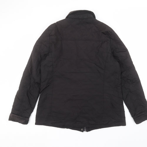 Dorothy Perkins Womens Black   Pea Coat Coat Size 14