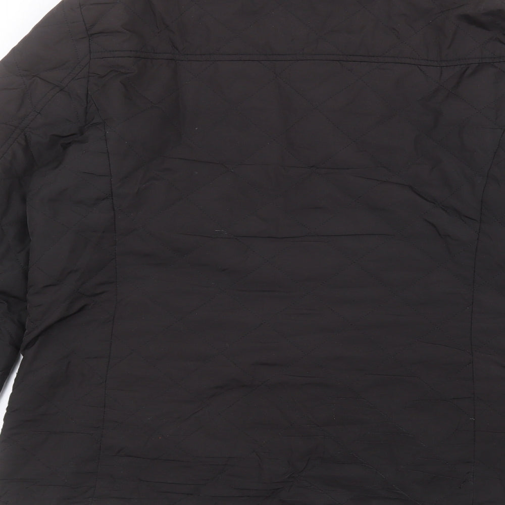 Dorothy Perkins Womens Black   Pea Coat Coat Size 14
