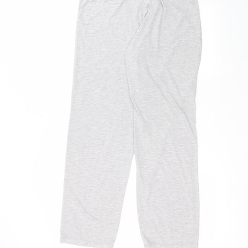 Debinhams Womens Grey  Polyester Trousers  Size 12 L27 in Regular