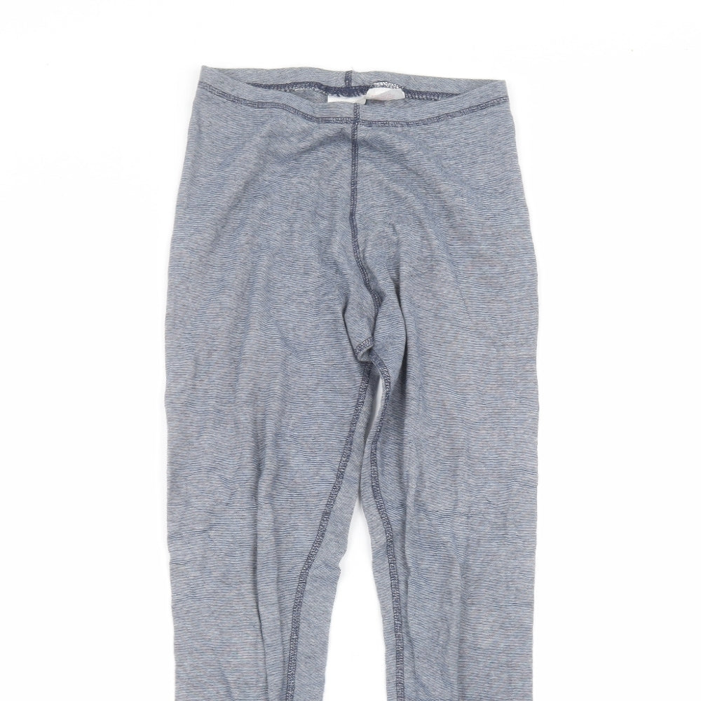 H&M Girls Blue  Cotton Sweatpants Trousers Size 12-13 Years  Regular