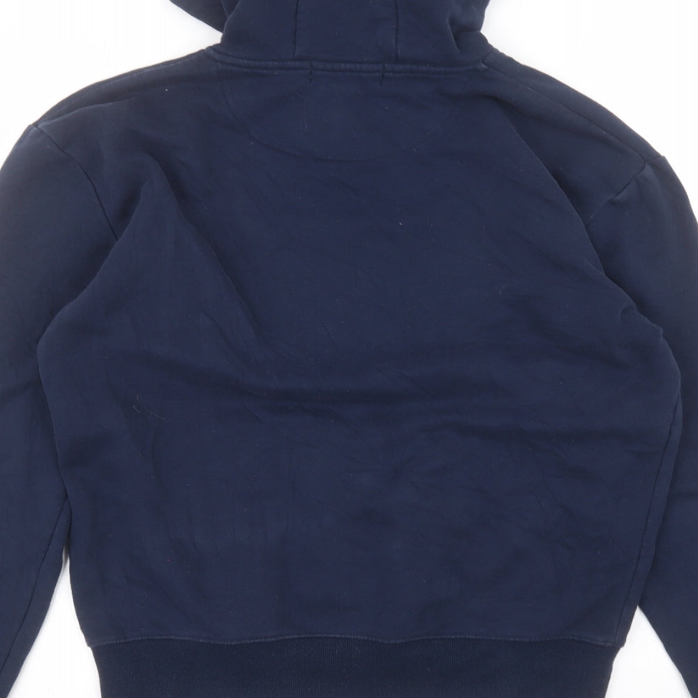 Primark Mens Blue  Cotton Pullover Hoodie Size M