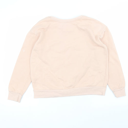 Atmosphere Womens Pink Round Neck  Cotton Pullover Jumper Size 10