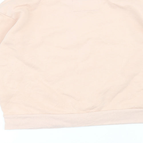 Atmosphere Womens Pink Round Neck  Cotton Pullover Jumper Size 10