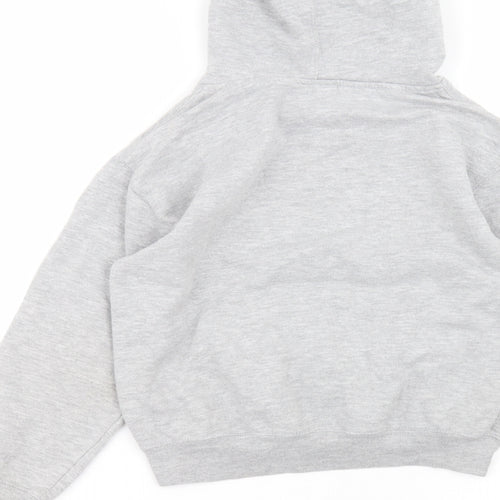 Planet Hollywood Boys Grey  Cotton Pullover Hoodie Size 11-12 Years