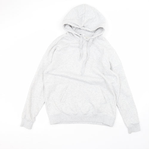 FB sister Womens White  Cotton Pullover Hoodie Size S