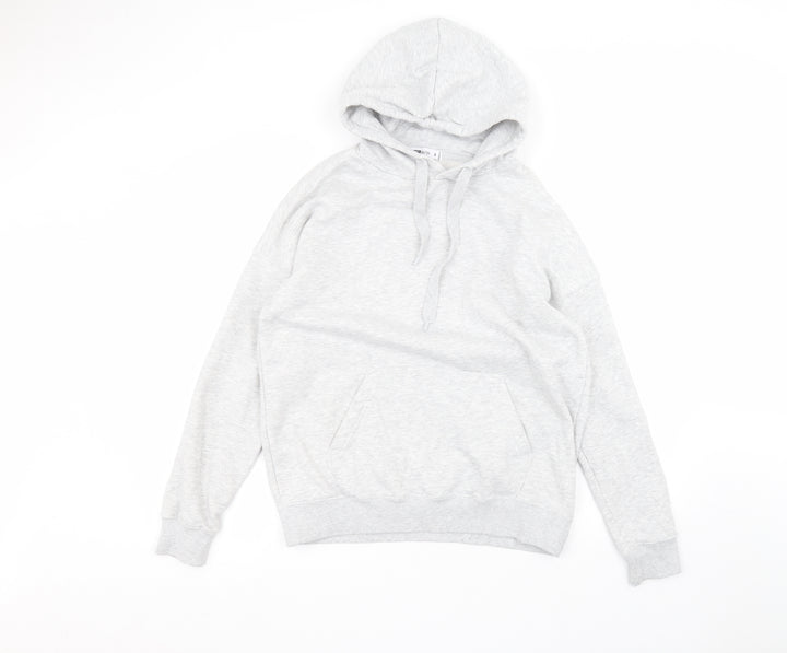 FB sister Womens White  Cotton Pullover Hoodie Size S