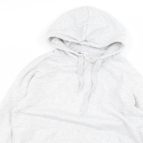 FB sister Womens White  Cotton Pullover Hoodie Size S
