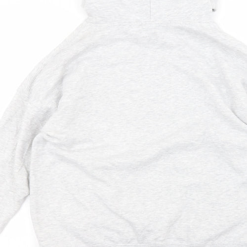 FB sister Womens White  Cotton Pullover Hoodie Size S