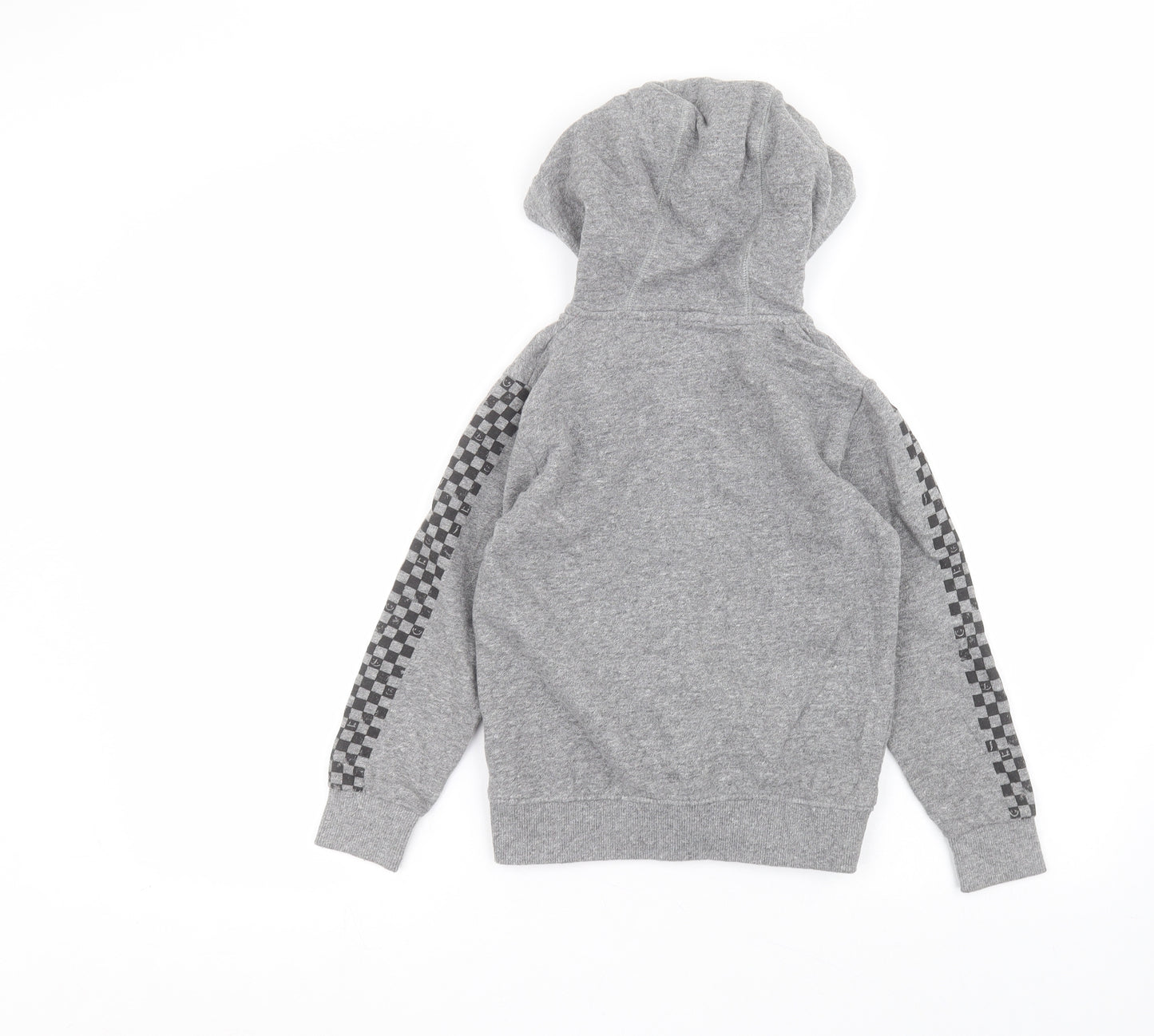 NEXT Girls Grey  Cotton Pullover Hoodie Size 8 Years