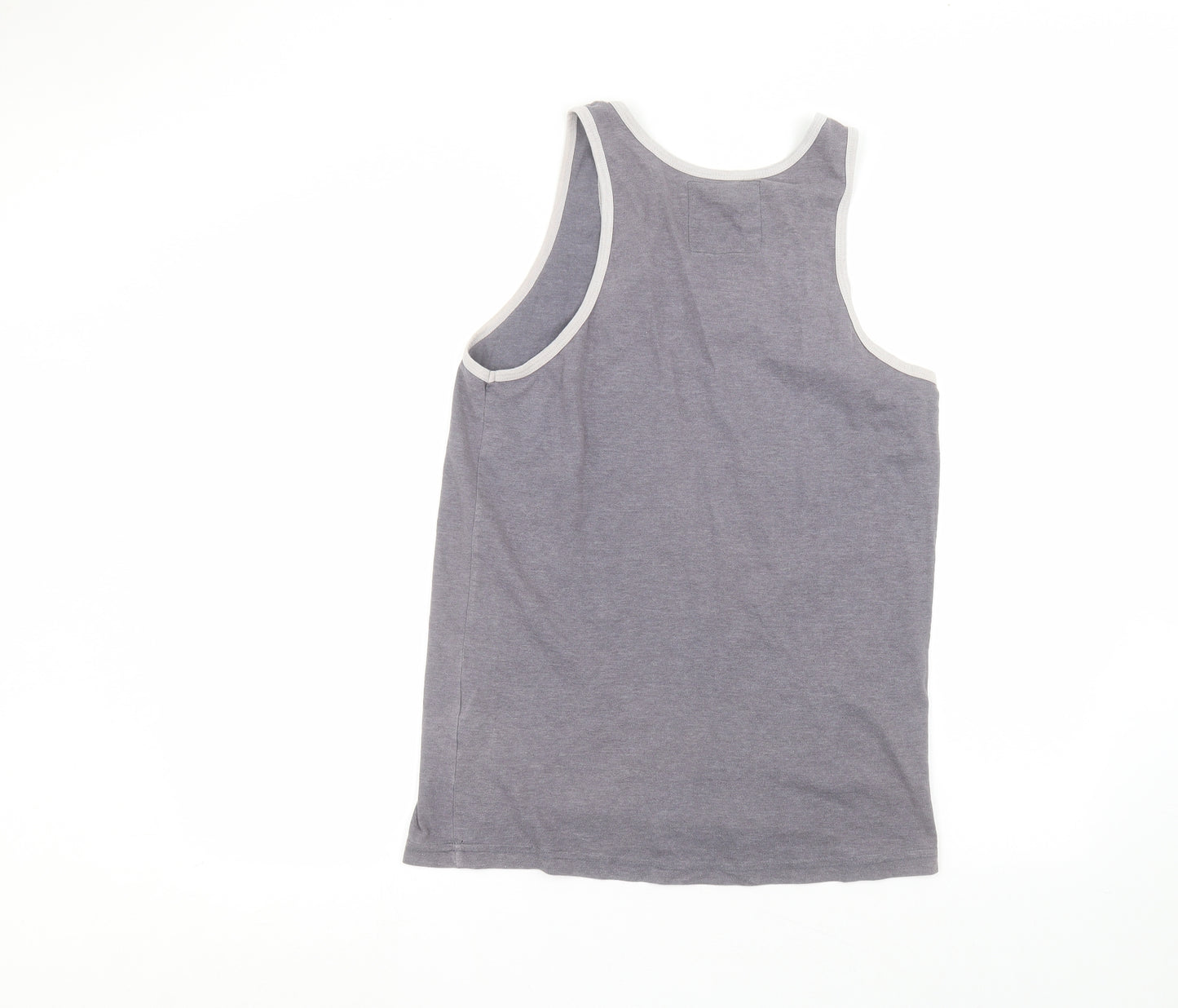Red Jacket Womens Grey  Cotton Basic Tank Size M Round Neck