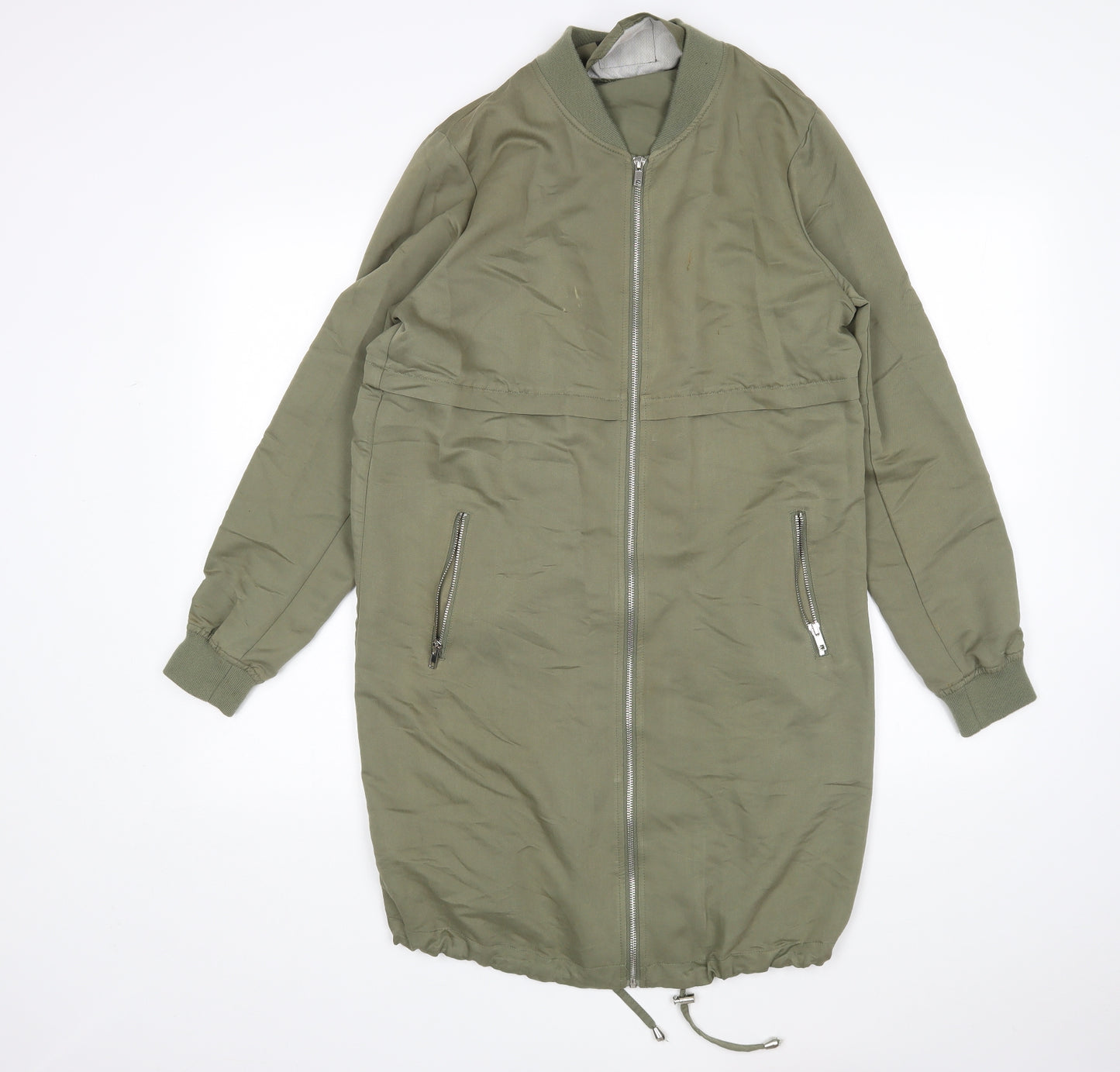 New Look Womens Green   Parka Coat Size 12