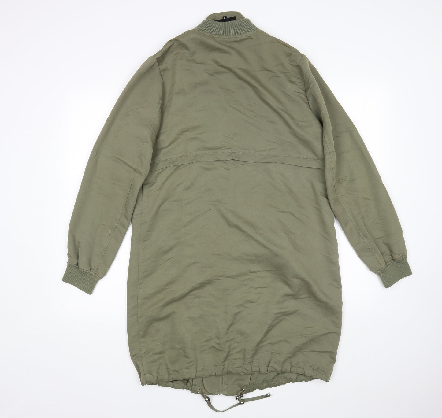 New Look Womens Green   Parka Coat Size 12