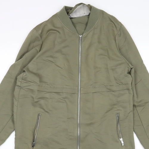 New Look Womens Green   Parka Coat Size 12