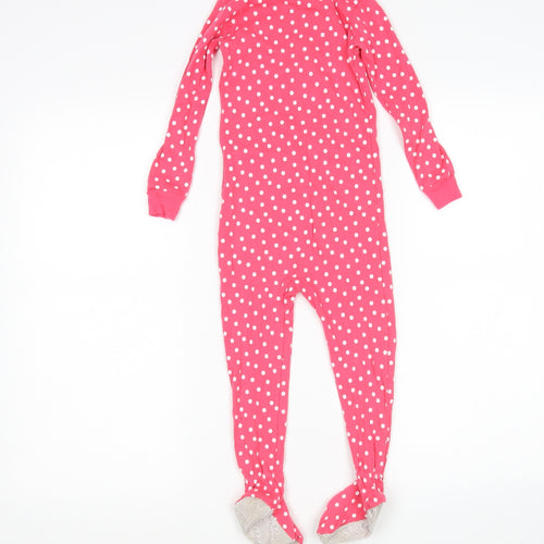 Simple Joys Girls Pink Polka Dot Cotton  One Piece Size 3 Years