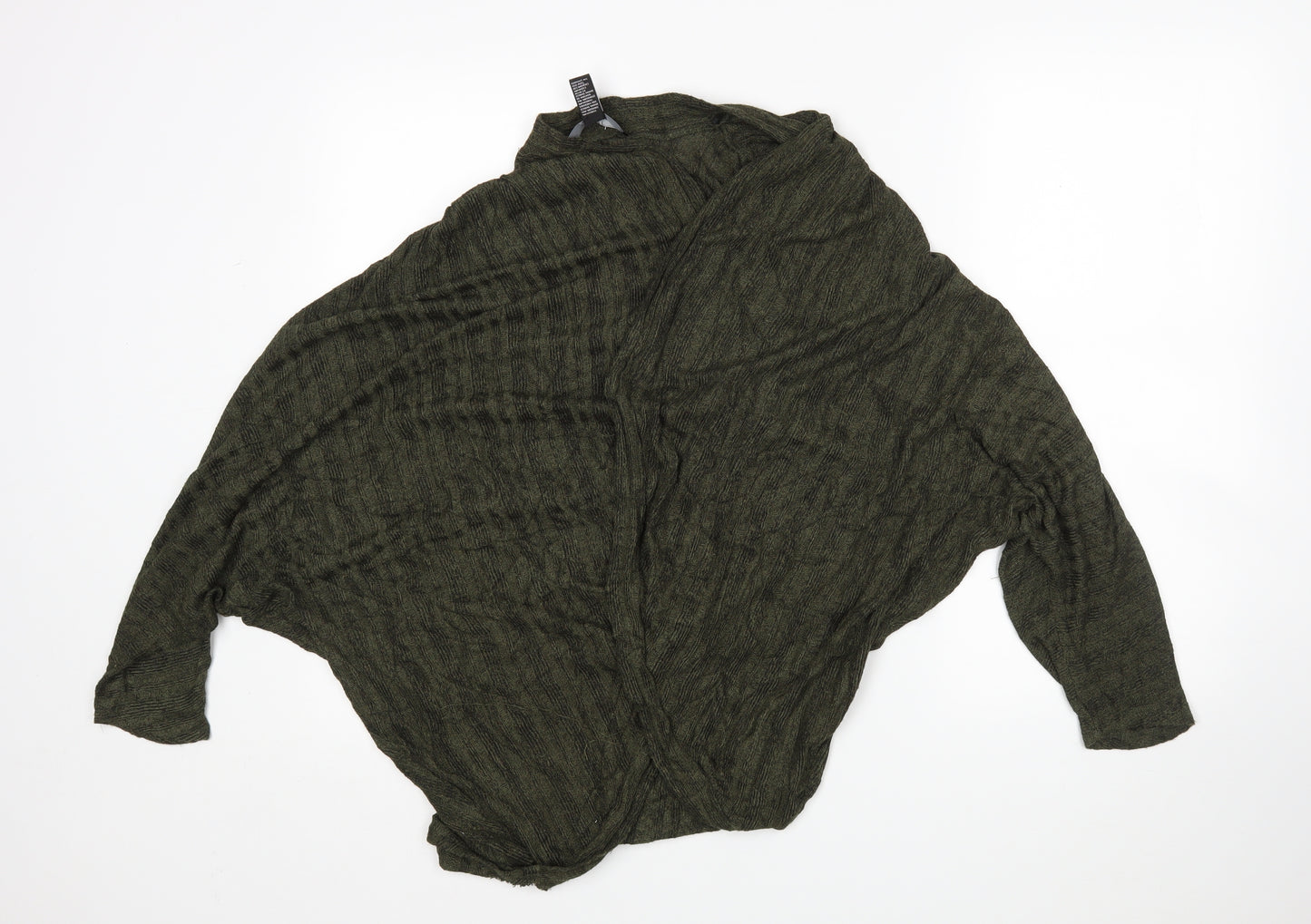 FOREVER 21 Womens Green V-Neck   Cardigan Jumper Size S