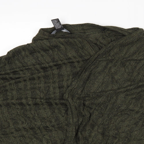 FOREVER 21 Womens Green V-Neck   Cardigan Jumper Size S