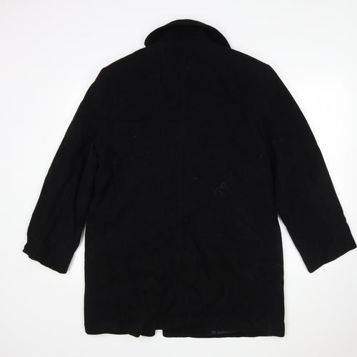 LOFT Womens Black   Overcoat Coat Size 10