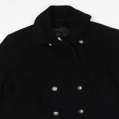 LOFT Womens Black   Overcoat Coat Size 10