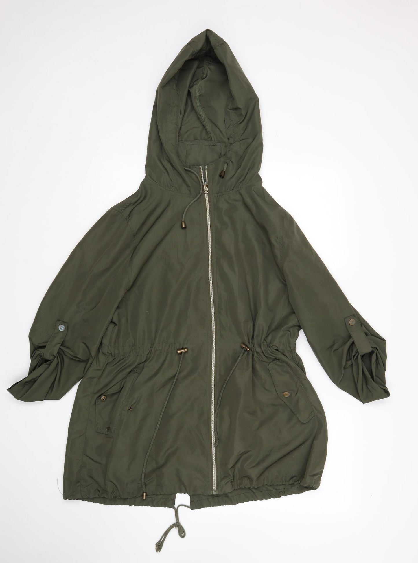 Atmosphere Womens Green   Rain Coat Coat Size L