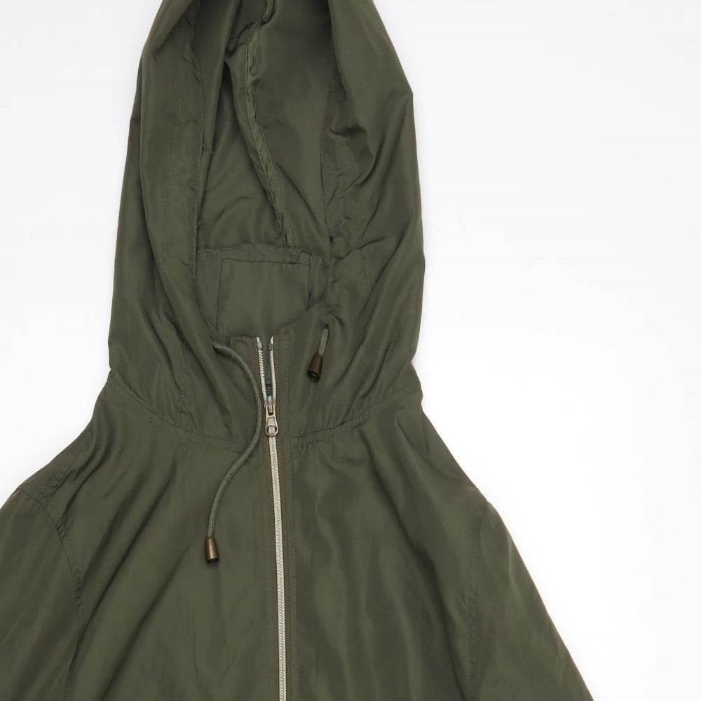 Atmosphere Womens Green   Rain Coat Coat Size L