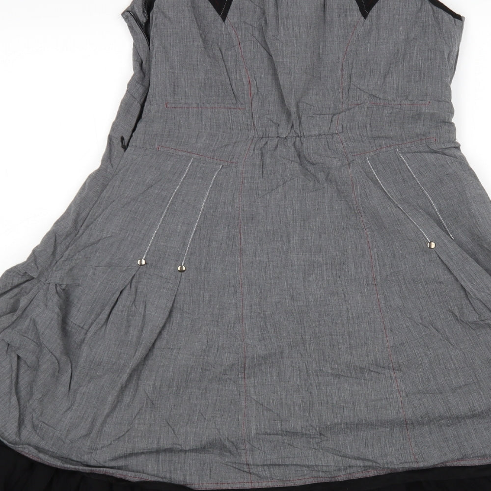 Joe Brown Womens Multicoloured  Cotton A-Line  Size 12 Round Neck