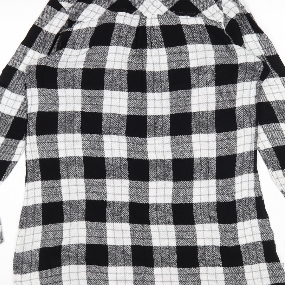 Papaya Womens Multicoloured Check Viscose Basic Polo Size 16 Collared