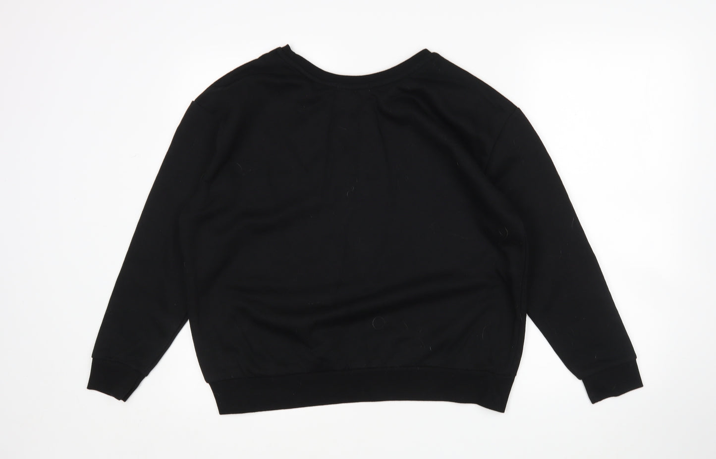 Primark Womens Black  Polyester Pullover Sweatshirt Size 16