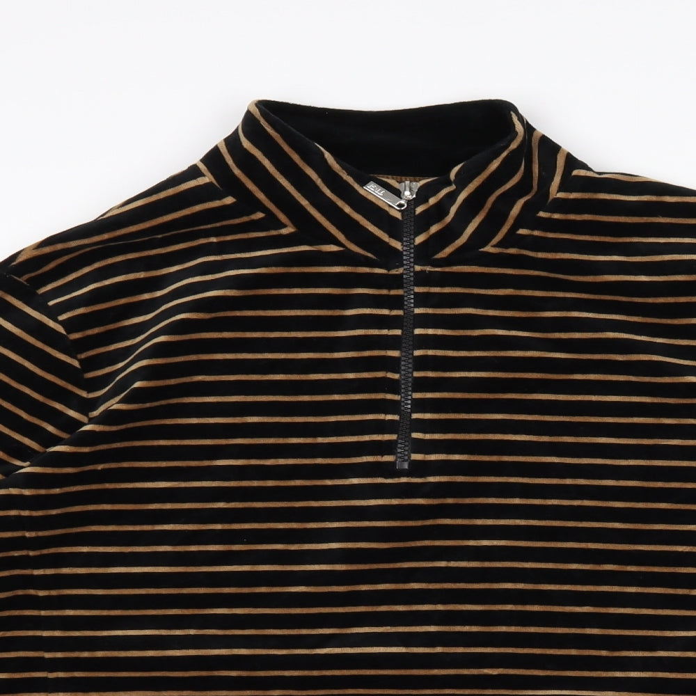Tigi Womens Multicoloured Striped Cotton Pullover Sweatshirt Size 22